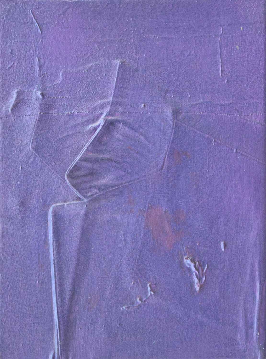Collage  Clothes, collage &  acrylic With powder color pigment
 on   canvas  // Size: ca. 30 x 40 x 3 cm,
