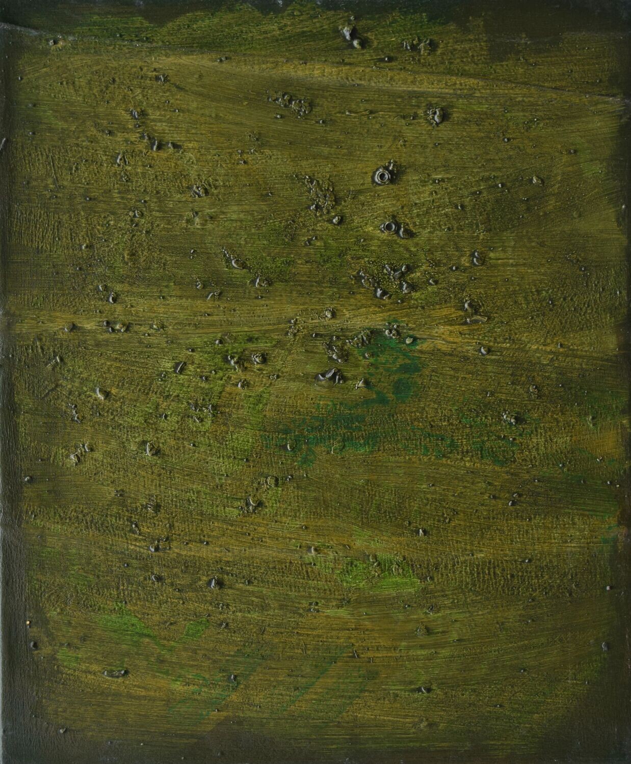 Collage  Clothes, Acrylic  With powder color pigment on Canvas on a wooden frame // Size : ca. 40 x 60 x 2 cm,