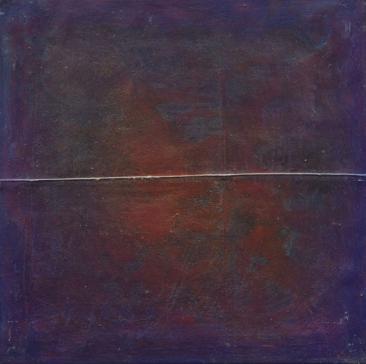 Collage  Clothes, Acrylic  With powder color pigment on Canvas on a wooden frame // Size : ca. 45 x 45 x 4 cm,