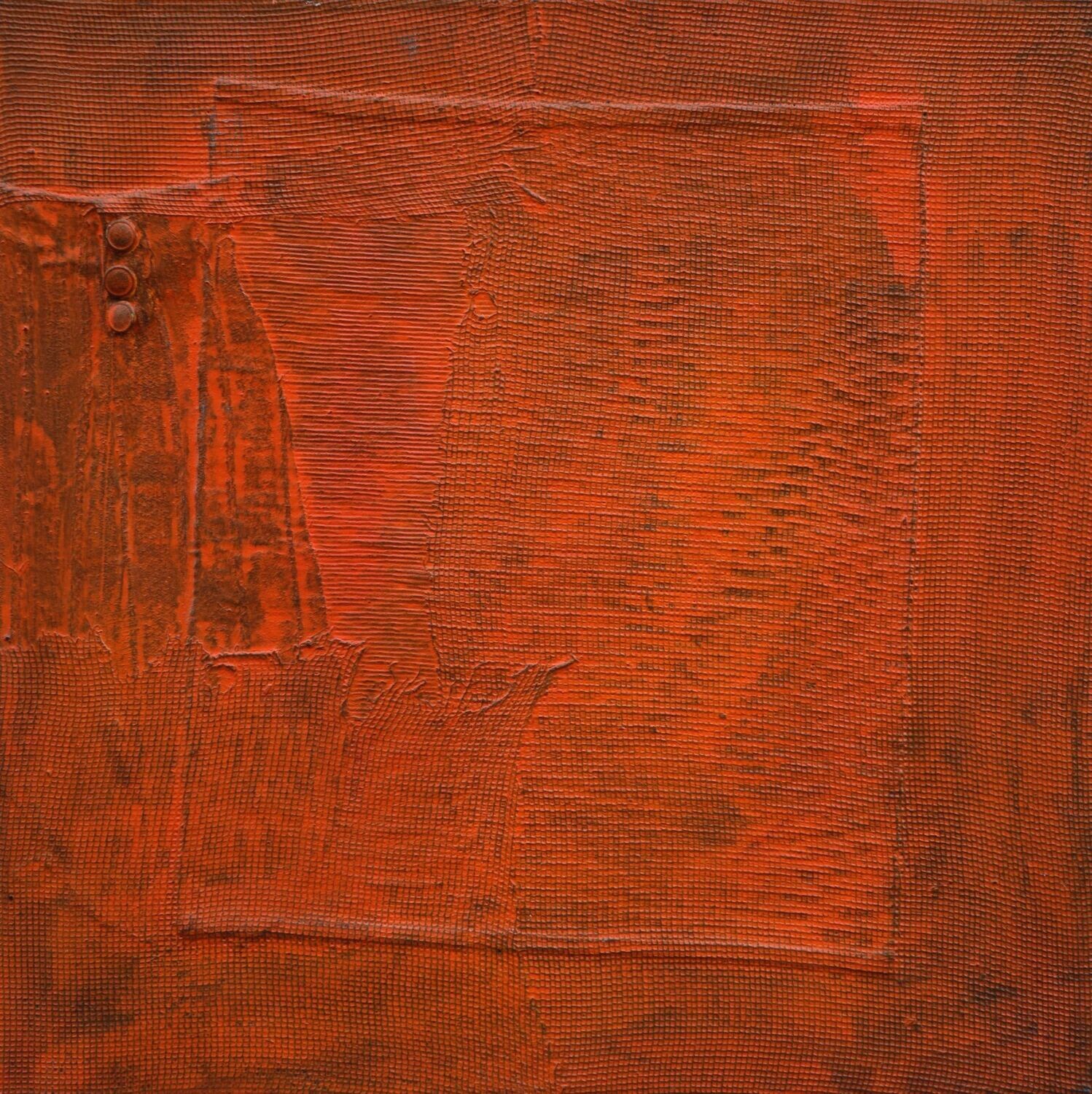 Collage /  Acryilc  Painting / Clothes on Two fabrics  Canvas // Size : ca. 60 x 60 x 2 cm,