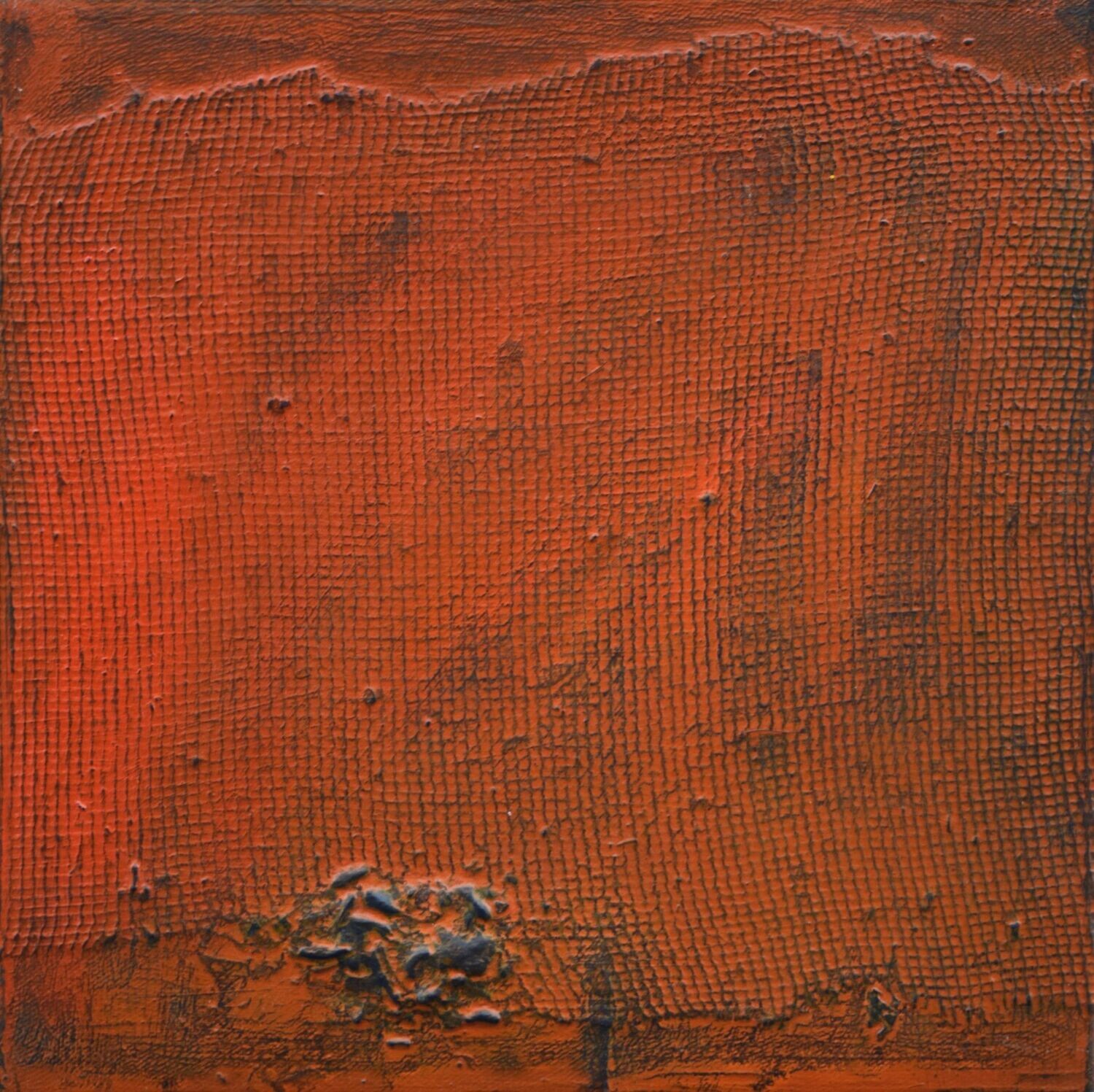 Collage  Clothes, Acrylic  With powder color pigment on Canvas on a wooden frame // Size : ca. 30 x 30 x 3 cm,