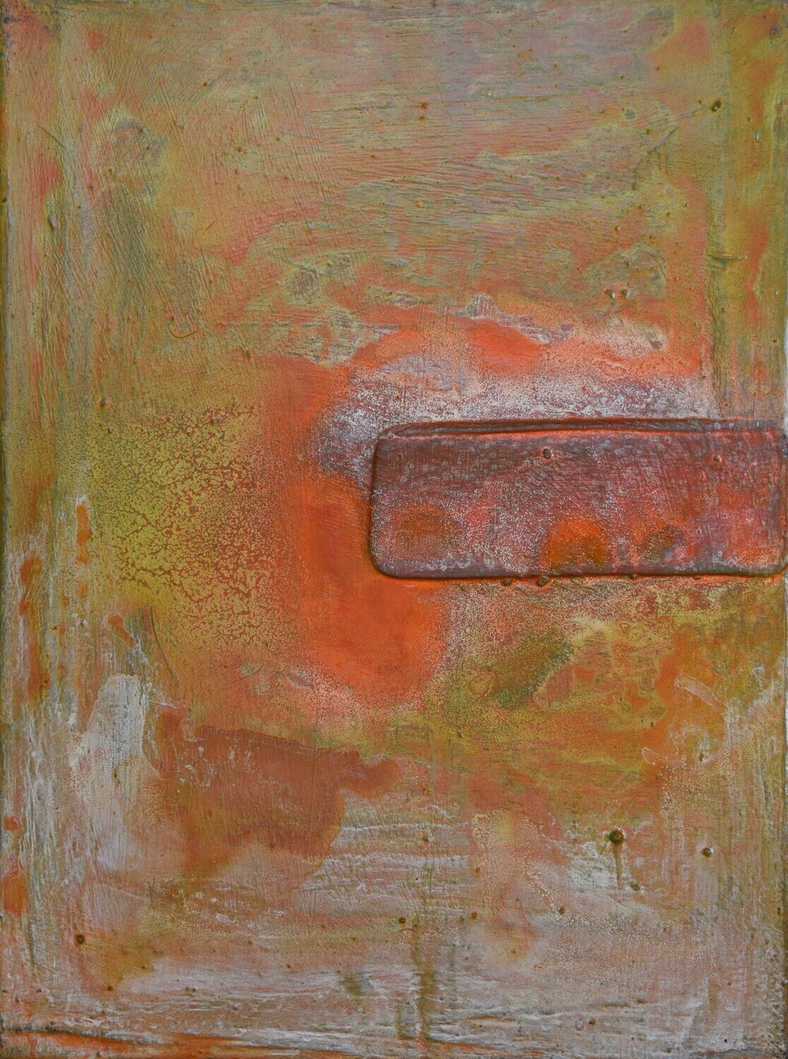 Collage  Clothes, Acrylic  With powder color pigment on Canvas on a wooden frame // Size: ca. 30 x 40 x 4 cm,