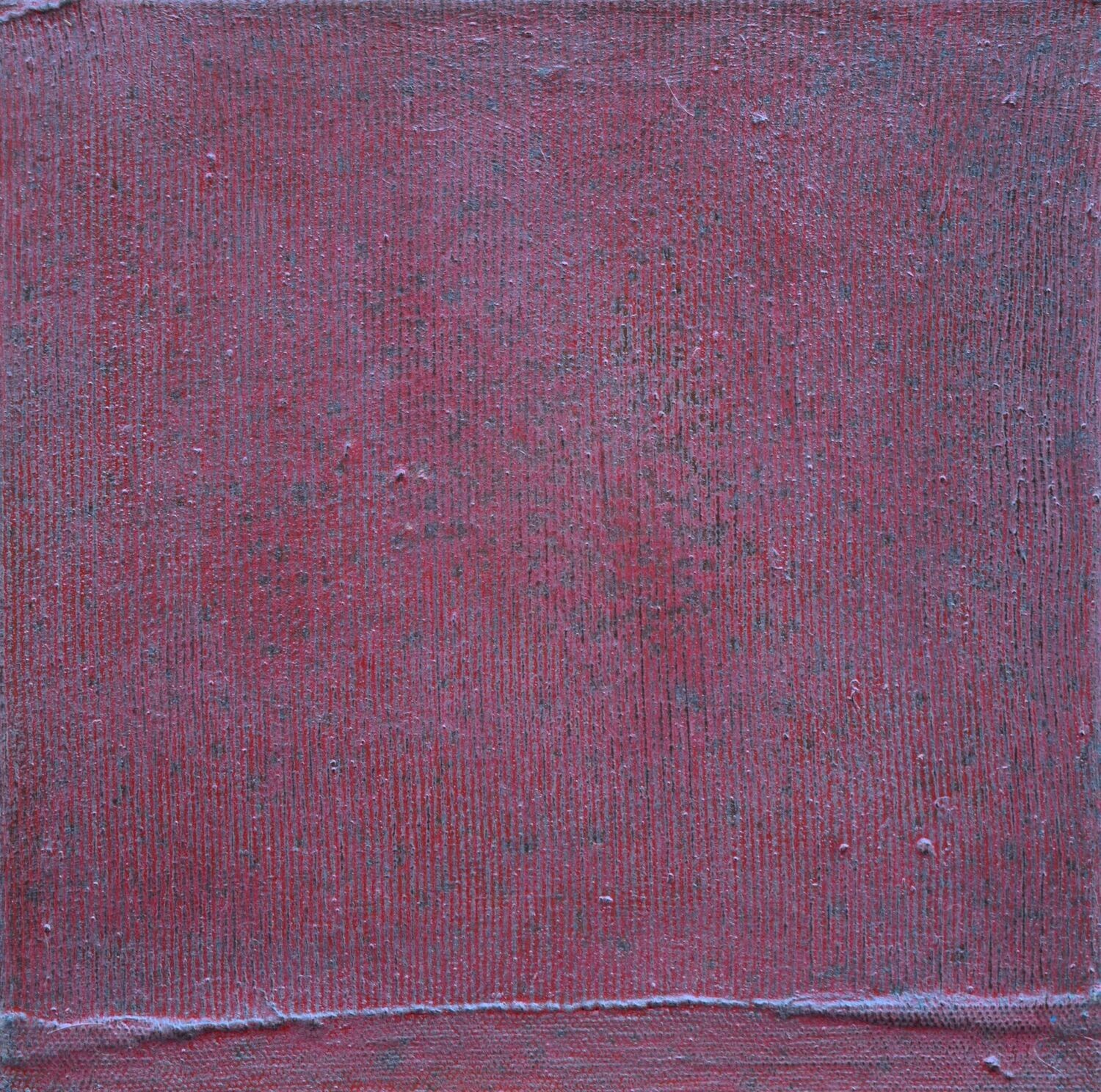 Collage  Clothes & Acrylic  With powder color pigment on Canvas on a wooden frame // Size: ca. 30 x 30 x 4 cm,