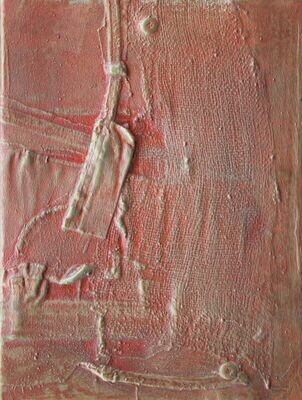 Collage Clothes, Acrylic With powder color pigment on Canvas on a wooden frame // Size: ca. 30 x 40 x 4 cm, Collage Clothes, Acrylic With powder color pigment on Canvas on a wooden frame // Size: ca. 30 x 40 x 4 cm,