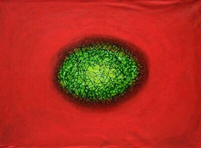 Rote welt / / Size: ca . 90 x 120 x 2 cm,
