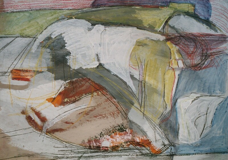 Collage, original / print on handmade paper with acrylic on canvas / original signature of the artist on the back of the work // Size : ca. 47 x 61 x 4 cm Collage, original / print on handmade paper with acrylic on canvas / original signature of the artist on the back of the work // Size : ca. 47 x 61 x 4 cm