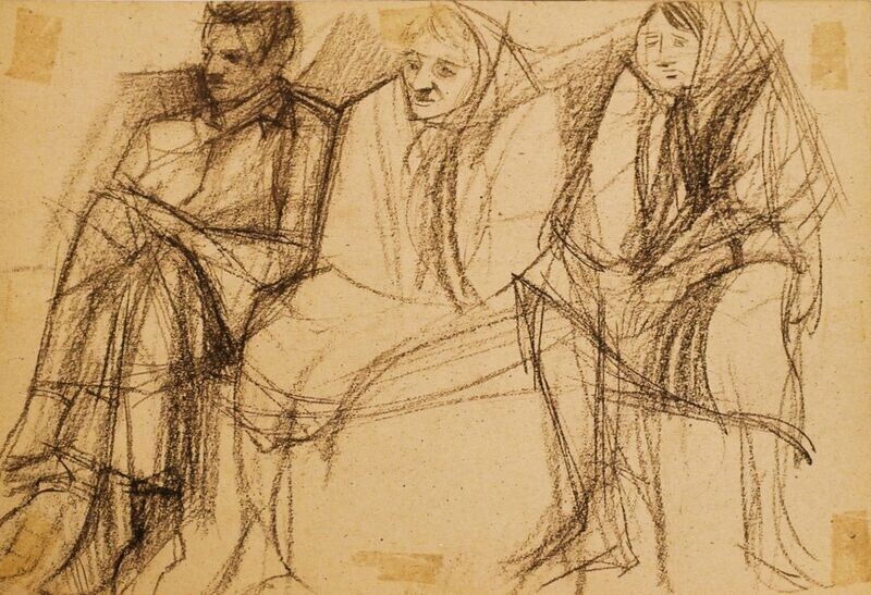 Collage, original / print on handmade paper with acrylic on canvas / original signature of the artist on the back of the work // Size : ca. 47 x 61 x 4 cm Collage, original / print on handmade paper with acrylic on canvas / original signature of the artist on the back of the work // Size : ca. 47 x 61 x 4 cm