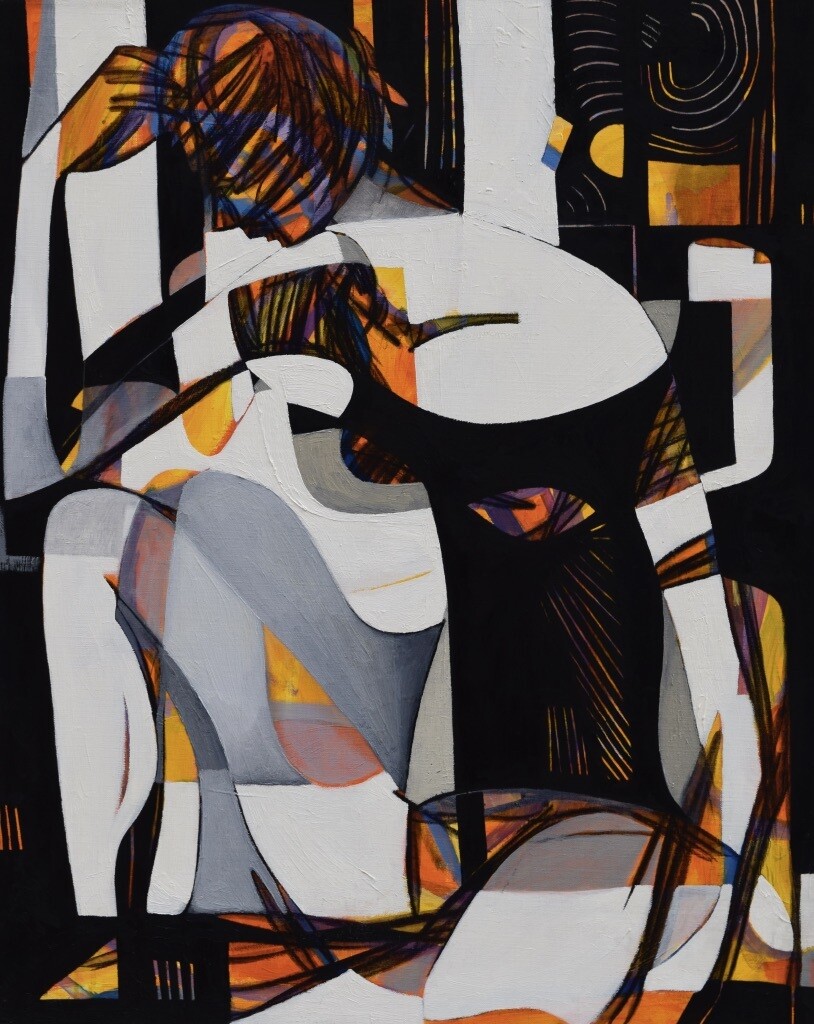 Collage, original / print on handmade paper with acrylic on canvas / original signature of the artist on the back of the work  // Size : ca. 47 x 61 x 4 cm