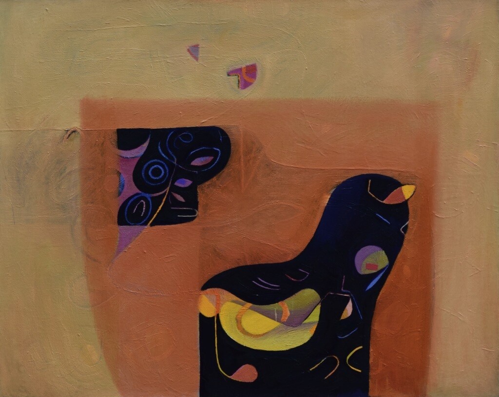 Collage, original / print on handmade paper with acrylic on canvas / original signature of the artist on the back of the work  // Size : ca. 47 x 61 x 4 cm