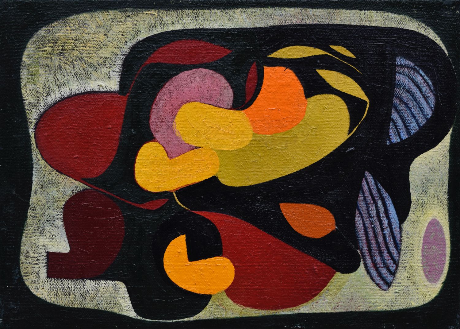 Oil  Paintings  Abstract   / Oil  on canvas with wooden frame // Size : ca. 50 x 70 x 2 cm,