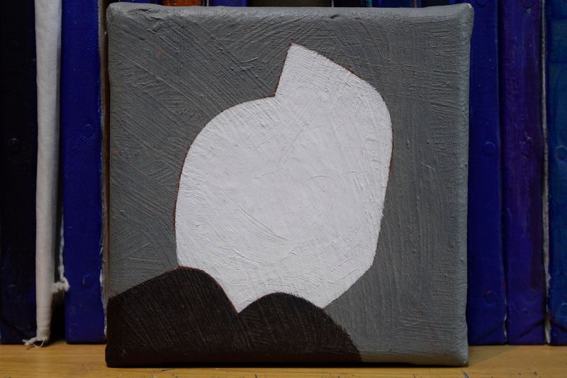Oil Painting / Light as form Abstract Painting //Size : ca. 15 x 15 x 5 cm, Oil Painting / Light as form Abstract Painting //Size : ca. 15 x 15 x 5 cm,