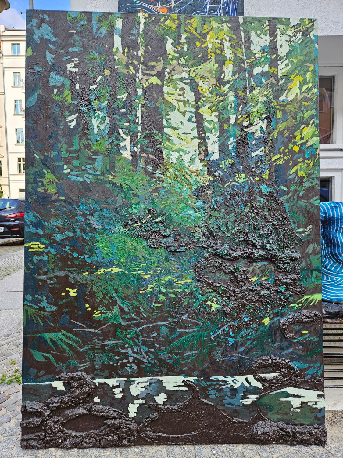 Carolin Landskeips /Oil on Canvas    / / Size: ca.. 124 x 185 x 3 cm