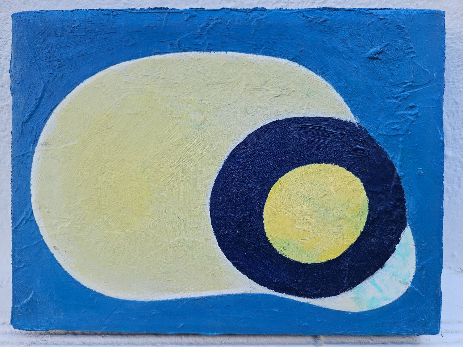 Oil  on canvas with wooden frame // Size: ca..24 x 18 x 2 cm