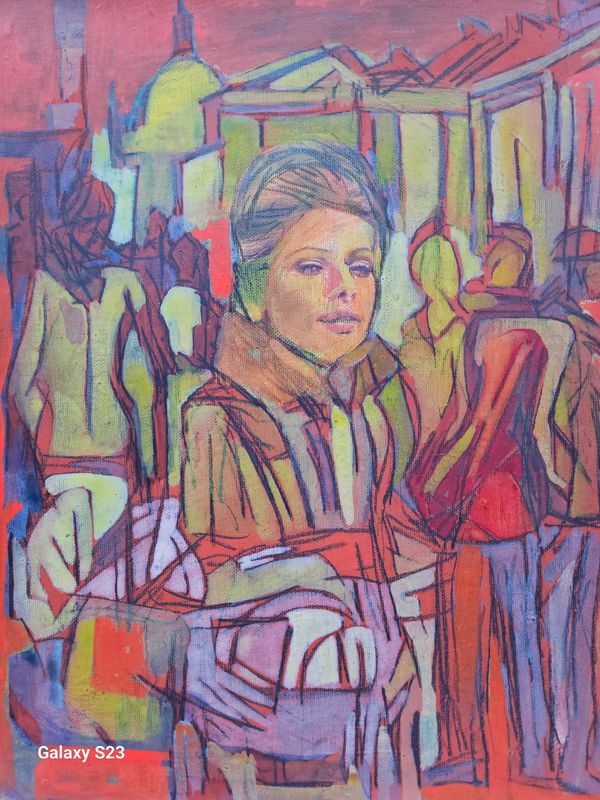 Photo printing on canvas and acrylic painting. Its collage on new canvas with wooden frame // Size: ca..30 x 40 x 4 cm Photo printing on canvas and acrylic painting. Its collage on new canvas with wooden frame // Size: ca..30 x 40 x 4 cm