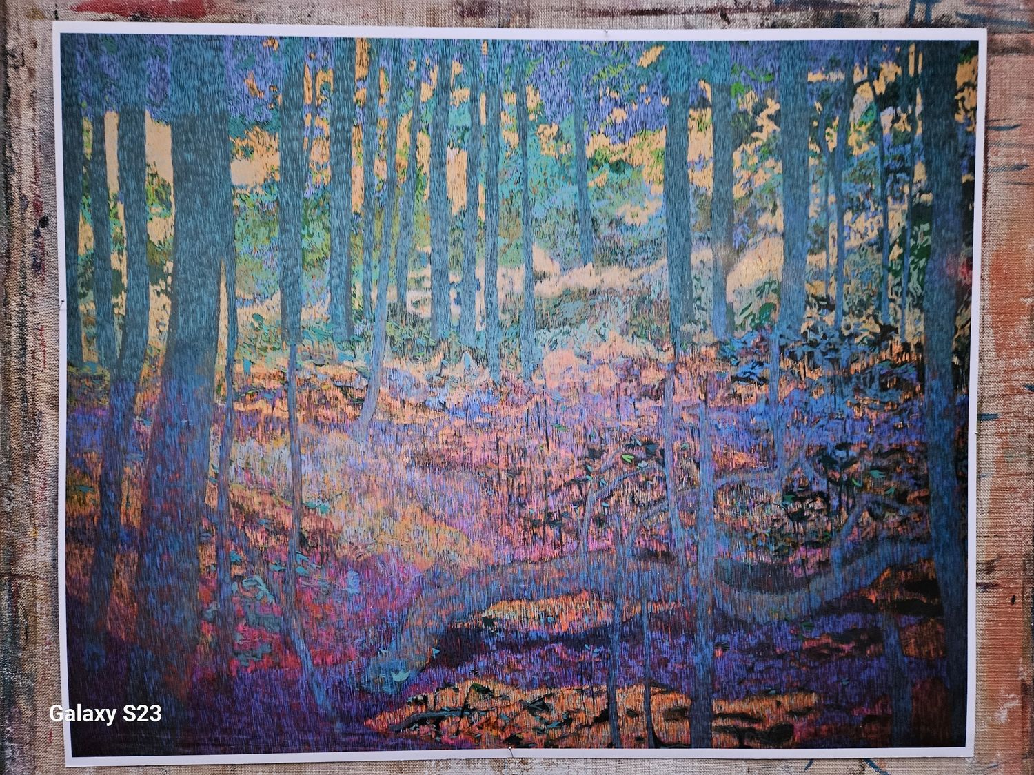 Carolin,  Druck auf papier mit Originalsignatur des Künstlers  on  canvas, // Size: x 50 x 60 x 4 cm