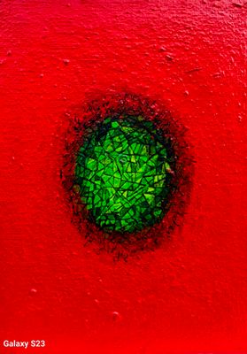 Red world, Oriental miniature, Acryilc on the canvas // Size : ca. 32 x 45 x 2 cm, Red world, Oriental miniature, Acryilc on the canvas // Size : ca. 32 x 45 x 2 cm,