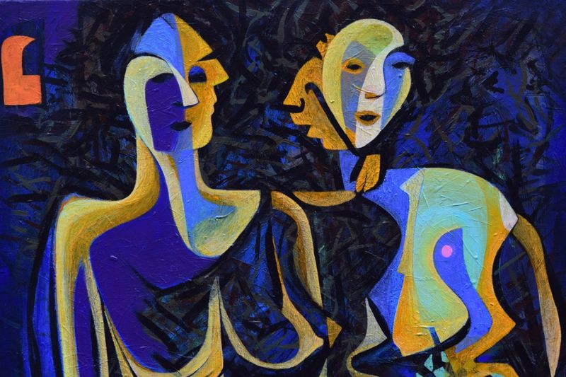 City, Acryilc on the canvas. / Figurative , Light as Form // Size : ca. 80 x 80 x 2 cm, City, Acryilc on the canvas. / Figurative , Light as Form // Size : ca. 80 x 80 x 2 cm,