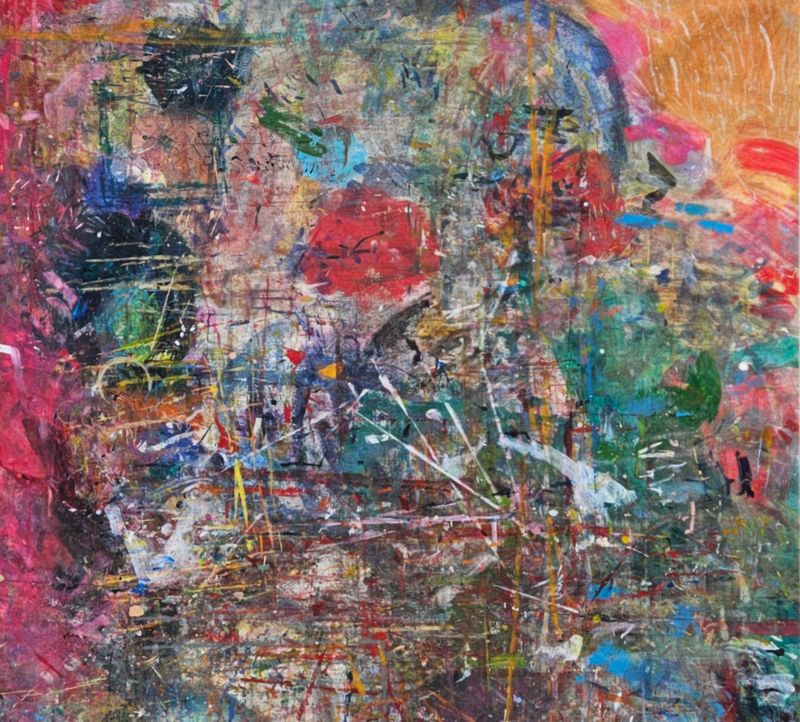 Kurz vor dem Regen //140 x 170 x 4 cm Kurz vor dem Regen //140 x 170 x 4 cm