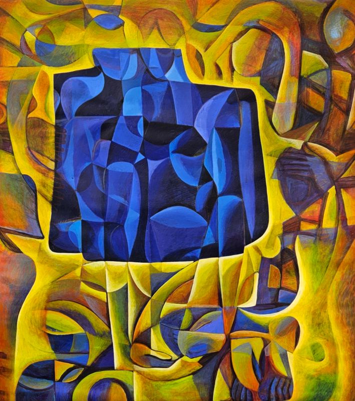 Fater und Kindern / Size : ca : 170 x 190 x 5 cm