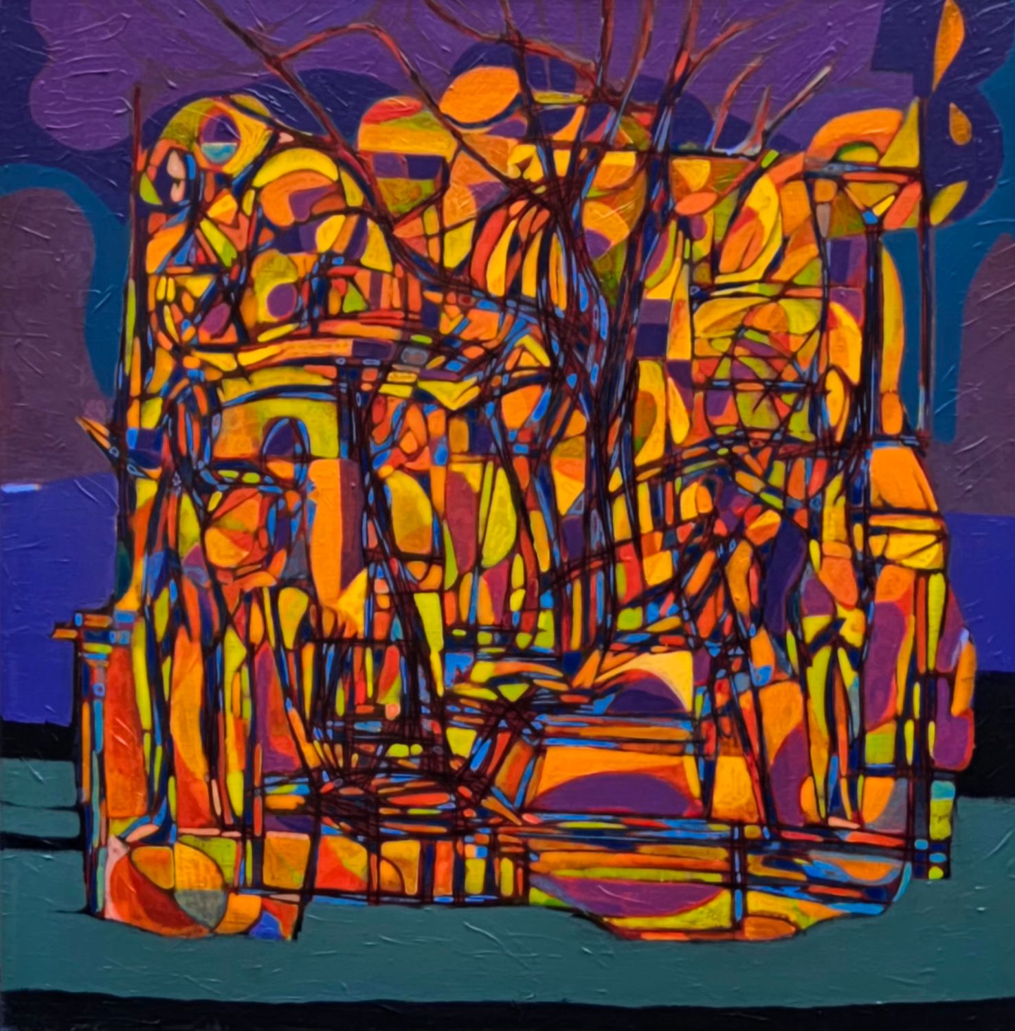 City / 80 x 80 cm City / 80 x 80 cm