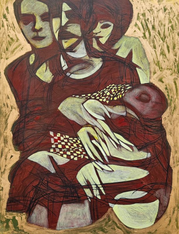 Kind ist voneinander 