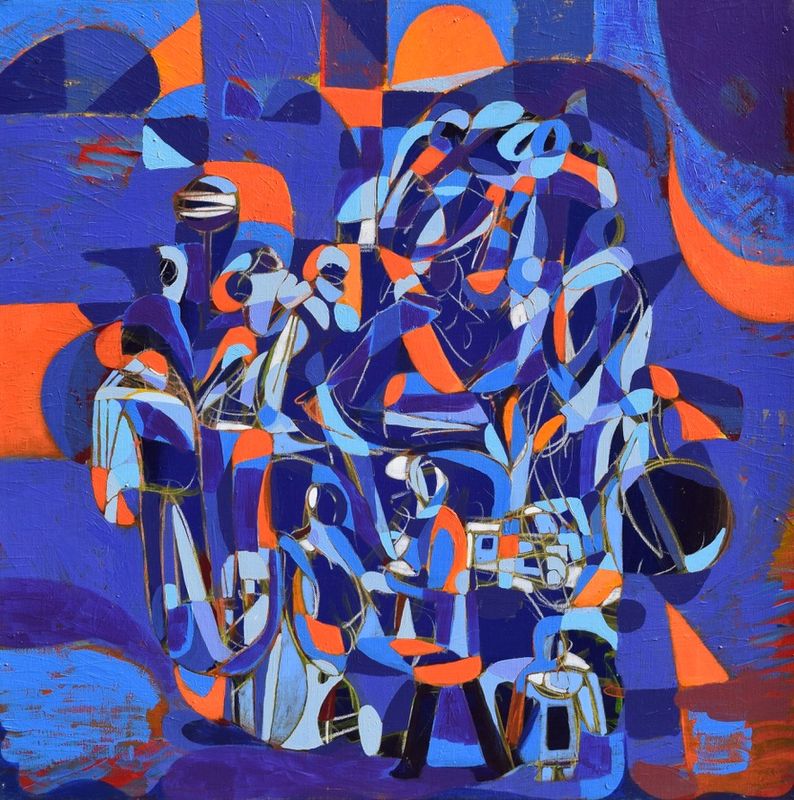 City . 80 x 80 cm City . 80 x 80 cm