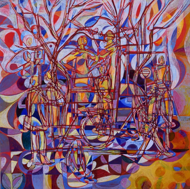 City . 80 x 80 cm City . 80 x 80 cm