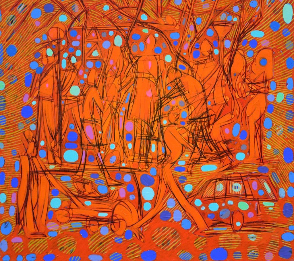 City , 80 x 80 cm City , 80 x 80 cm