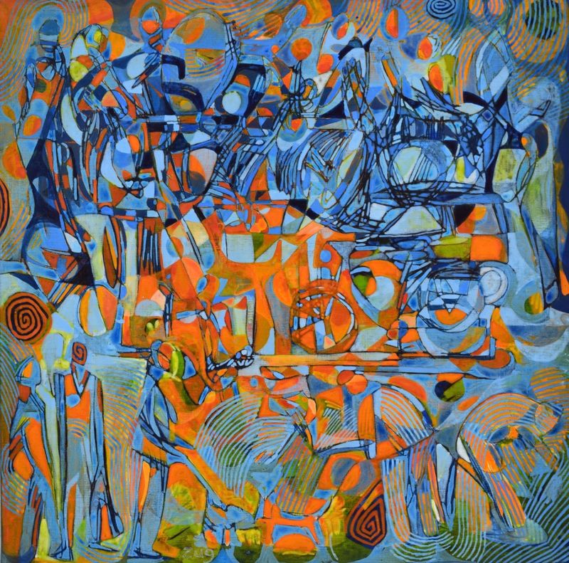 City 80 x 80 x2 cm City 80 x 80 x2 cm