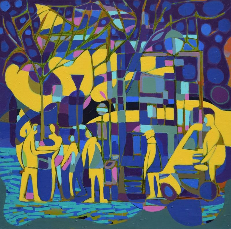 City 80 x 80 x 2 cm City 80 x 80 x 2 cm