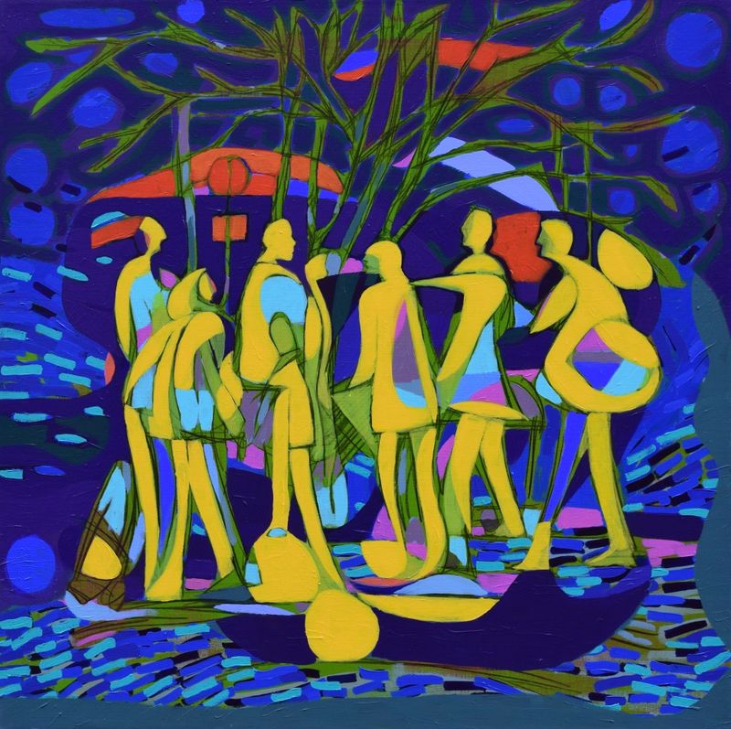 City 80 x 80 x2 cm City 80 x 80 x2 cm