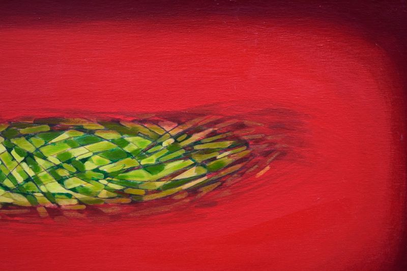 Rotwelt, 40 x 140 x 2 cm