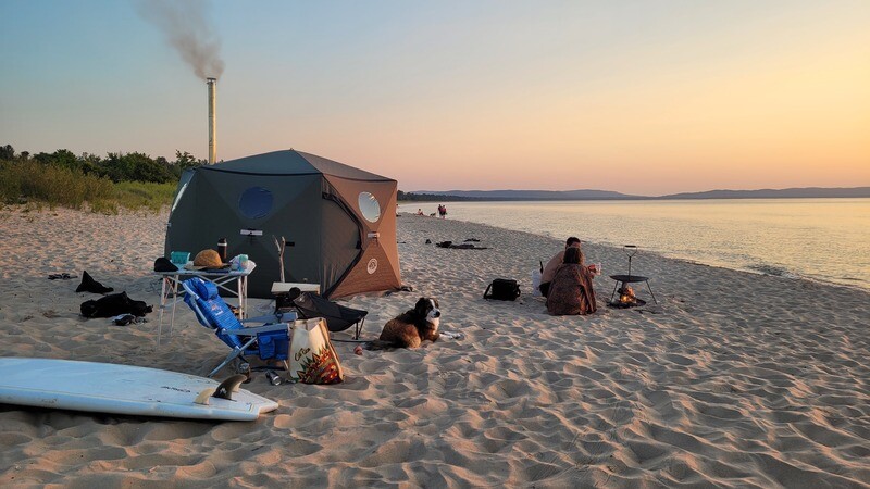 Dome [Large] Sauna Tent Rental