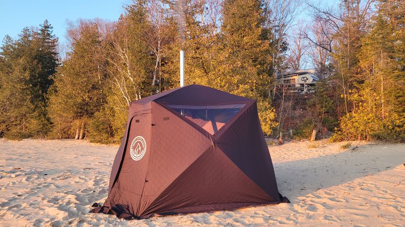 Nova 6 (6 person) Sauna Tent Rental