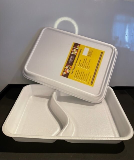 Bandeja MO600 COM TAMPA CAIXA COM 50 CONJUNTOS