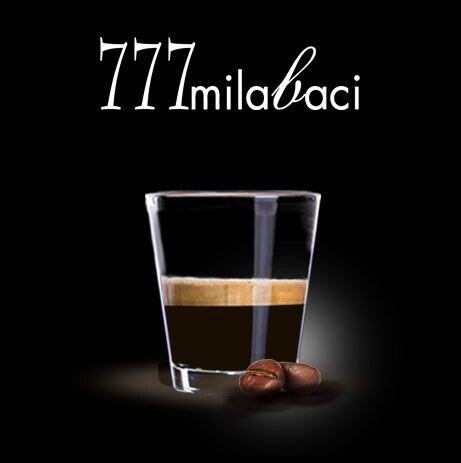 Square Capsule Espresso Coffee 777 Milla Baci - Caffe D'Italia