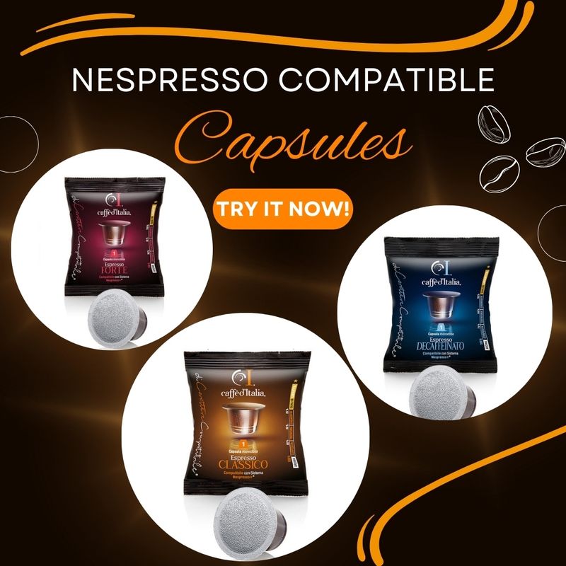 Capsule compatibile Nespresso box with 100 units