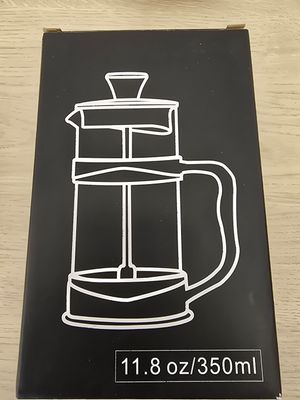 French press 350ml Plastic Black