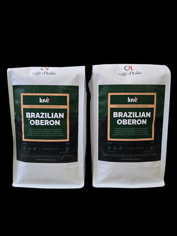 Coffee Beans Brazilian Oberon 1Kg Coffee Beans Brazilian Oberon 1Kg