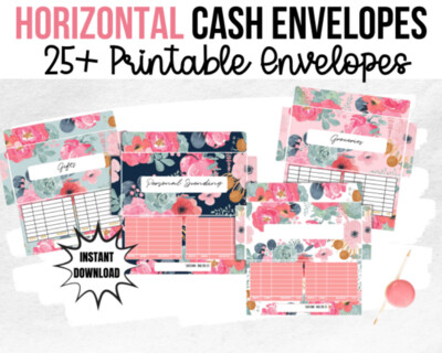 Horizontal Cash Envelopes