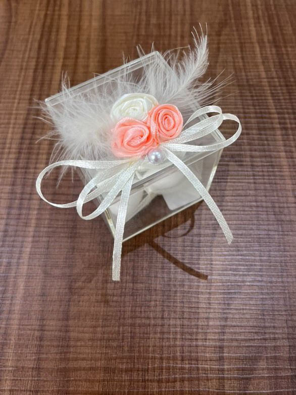 Μπομπονιέρα plexiglass κουτάκι