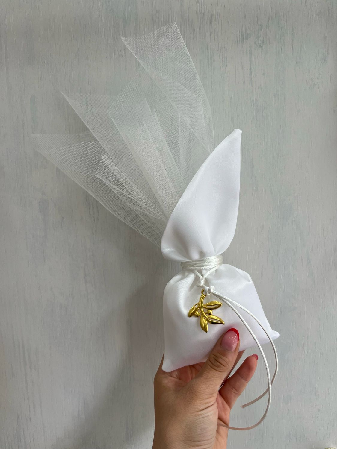 Μπομπονιέρα κλαδί ελιάς