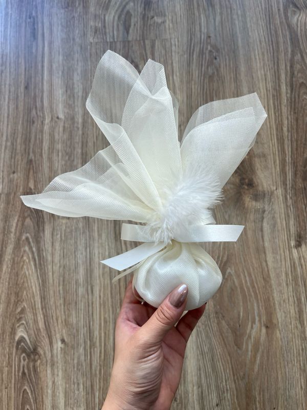 Μπομπονιέρα πούπουλο