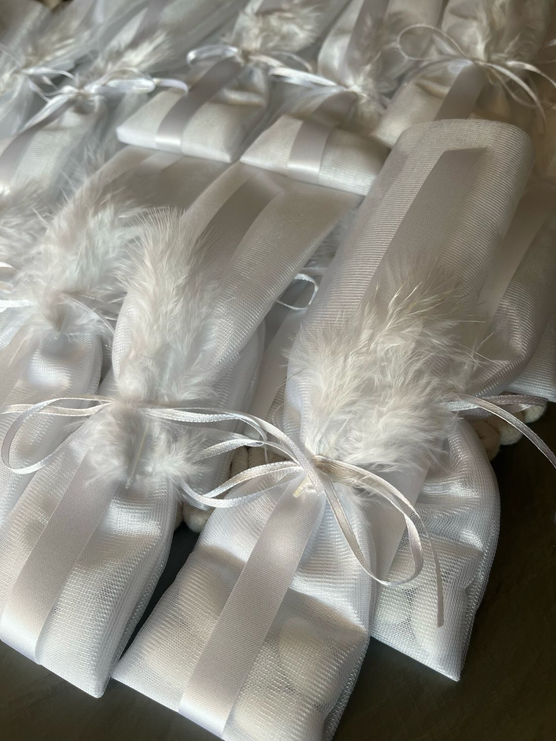 Μπομπονιέρα πούπουλο