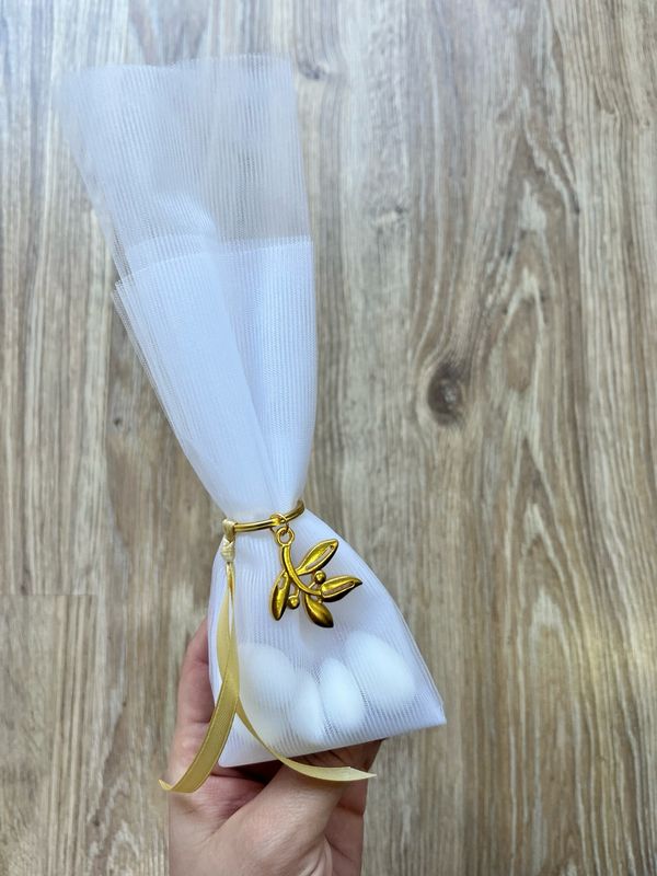 Μπομπονιέρα κλαδί ελιάς