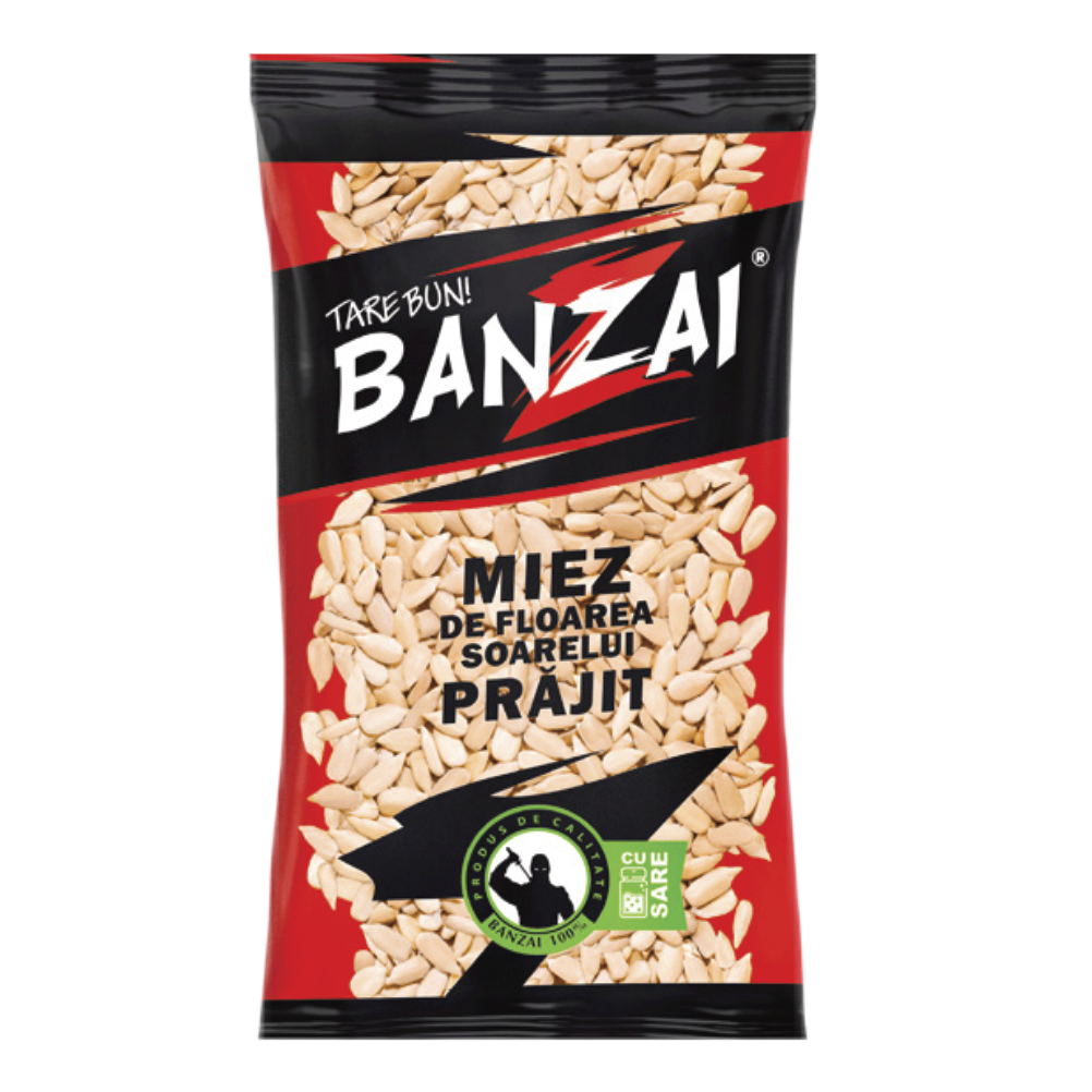 Banzai Roasted Sunflower Kernel, 1/55g (1x12)