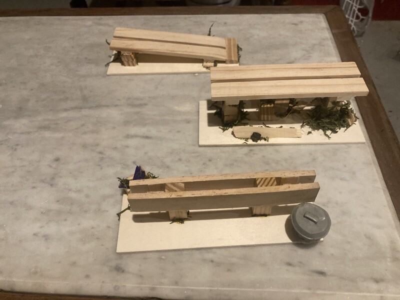 Fingerboard ledge /bench / guard rail