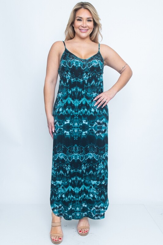 Teal Plus Size Dress