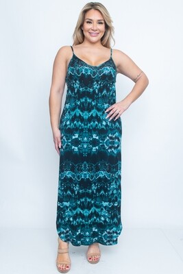 Teal Plus Size Dress