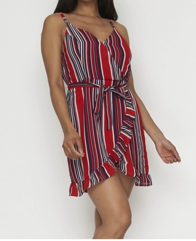 ​Red Spagetti Strap Dress